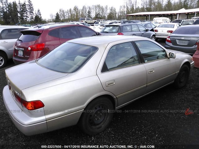 4T1BG22K21U821430 - 2001 TOYOTA CAMRY CE/LE/XLE 米色 照片 4