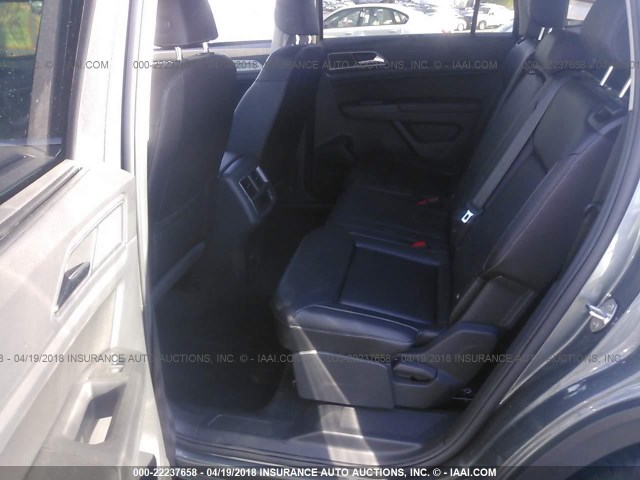 1V2ER2CA5JC521919 - 2018 VOLKSWAGEN ATLAS SEL Boz foto 8