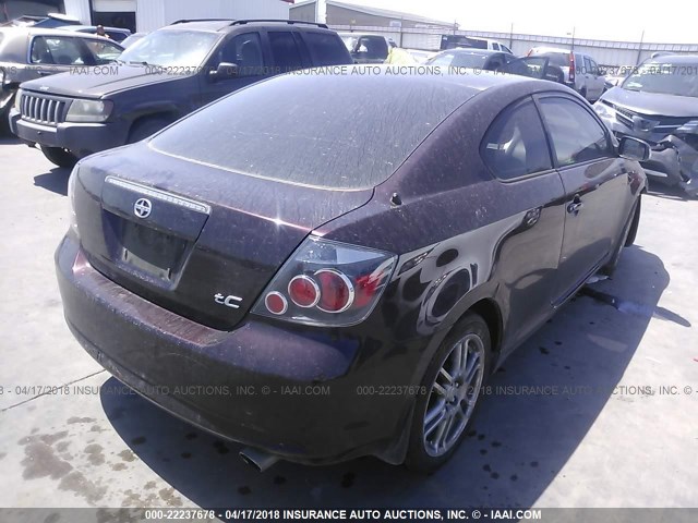 JTKDE3B77A0319646 - 2010 TOYOTA SCION TC 紫色 照片 4