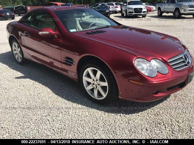 WDBSK75F83F008209 - 2003 MERCEDES-BENZ SL 500R BURGUNDY photo 1