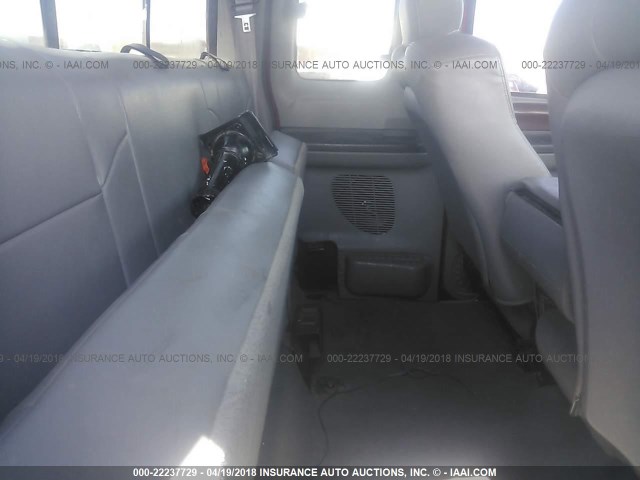 1FTSX21P46EA36202 - 2006 FORD F250 SUPER DUTY RED photo 8