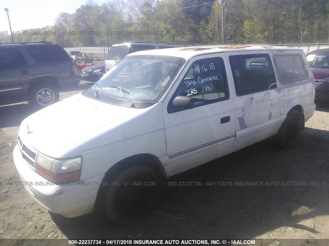 1B4GH44R7SX610458 - 1995 DODGE GRAND CARAVAN SE WHITE photo 2