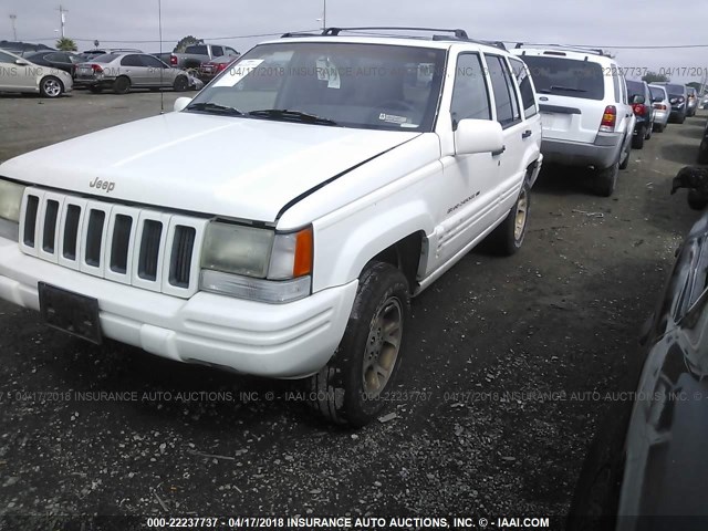 1J4GZ78Y4VC607123 - 1997 JEEP GRAND CHEROKEE LIMITED/ORVIS WHITE photo 2