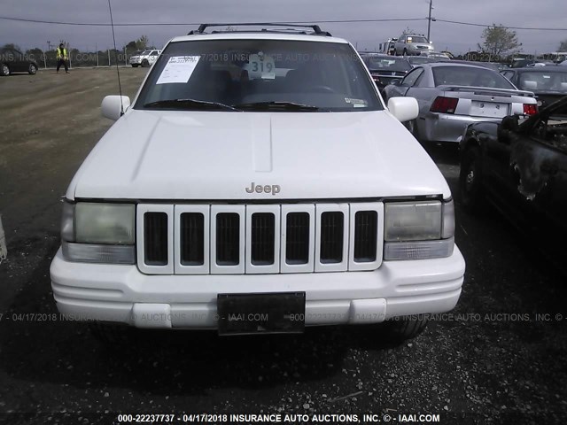 1J4GZ78Y4VC607123 - 1997 JEEP GRAND CHEROKEE LIMITED/ORVIS WHITE photo 6