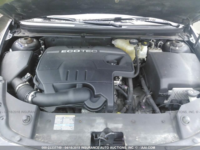 1G1ZH57B184251398 - 2008 CHEVROLET MALIBU 1LT BLACK photo 10