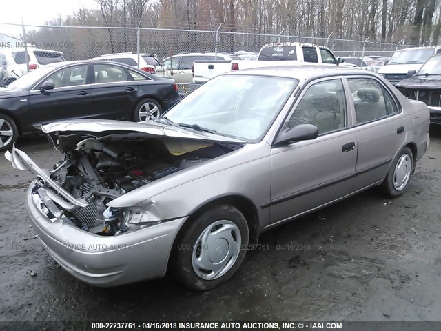 2T1BR12E7WC052219 - 1998 TOYOTA COROLLA VE/CE/LE 香槟色 照片 2