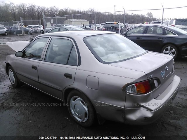 2T1BR12E7WC052219 - 1998 TOYOTA COROLLA VE/CE/LE Champagne photo 3