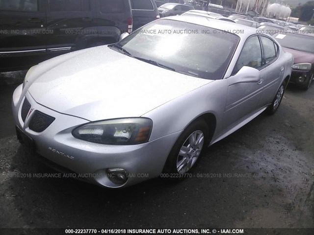 2G2WP522X51307385 - 2005 PONTIAC GRAND PRIX SILVER photo 2
