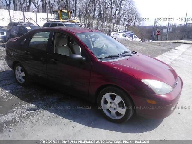 1FAFP38313W277611 - 2003 FORD FOCUS ZTS RED photo 1
