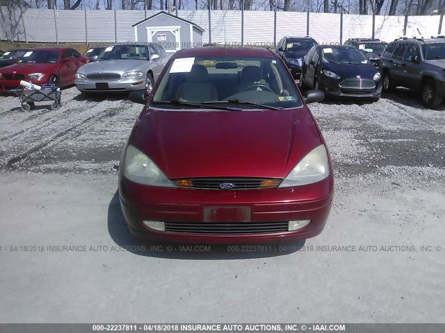 1FAFP38313W277611 - 2003 FORD FOCUS ZTS RED photo 6