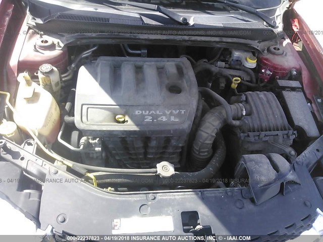 1B3BD4FB4BN563010 - 2011 DODGE AVENGER EXPRESS 红色 照片 10