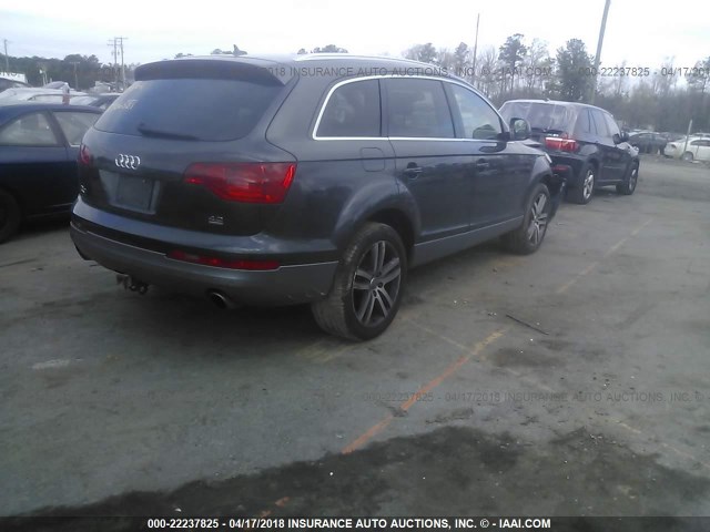 WA1BV74L17D040740 - 2007 AUDI Q7 4.2 QUATTRO PREMIUM GRAY photo 4