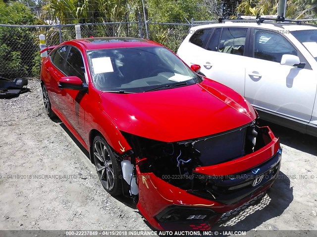 2HGFC1E5XHH705702 - 2017 HONDA CIVIC SI RED photo 1