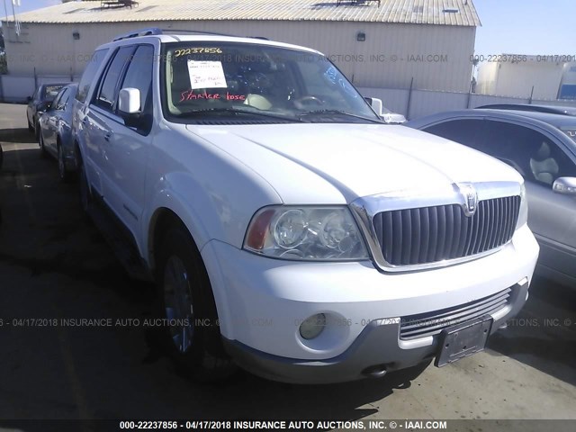 5LMFU27R14LJ21552 - 2004 LINCOLN NAVIGATOR WHITE photo 1