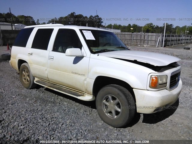 1GYEK13R1XR409303 - 1999 CADILLAC ESCALADE WHITE photo 1