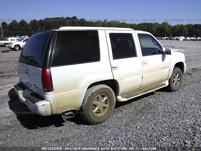 1GYEK13R1XR409303 - 1999 CADILLAC ESCALADE WHITE photo 4