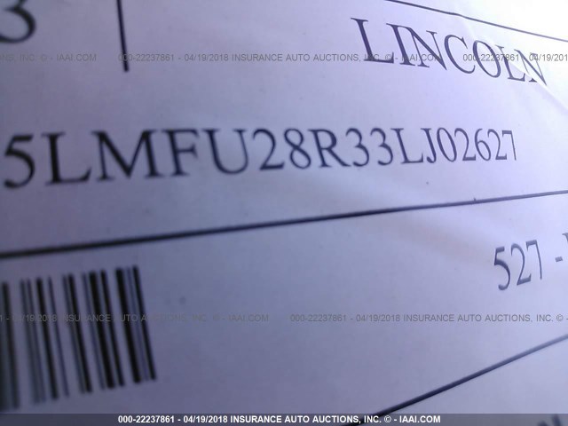 5LMFU28R33LJ02627 - 2003 LINCOLN NAVIGATOR GOLD photo 9