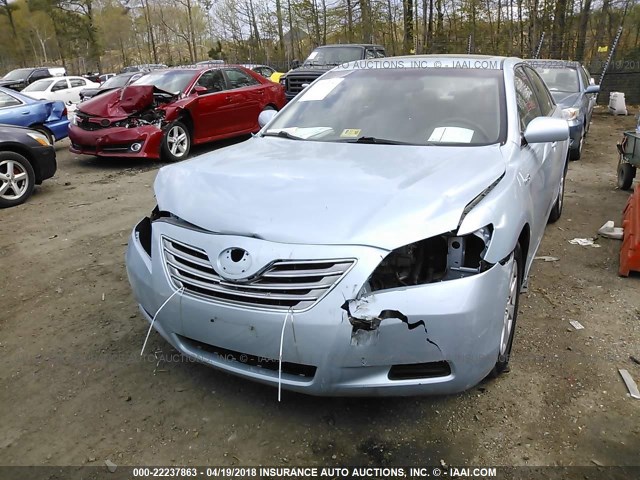 4T1BB46K29U085704 - 2009 TOYOTA CAMRY HYBRID Light Blue photo 6