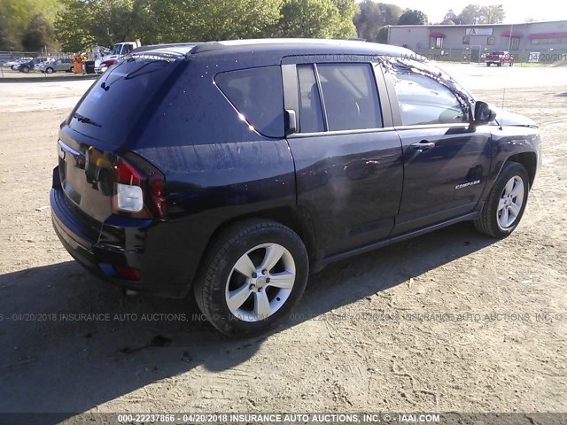 1C4NJCBB5FD210257 - 2015 JEEP COMPASS SPORT Dark Blue photo 4