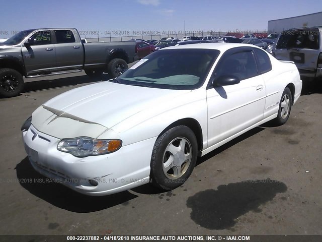 2G1WX12K1Y9302451 - 2000 CHEVROLET MONTE CARLO SS თეთრი ფოტო 2
