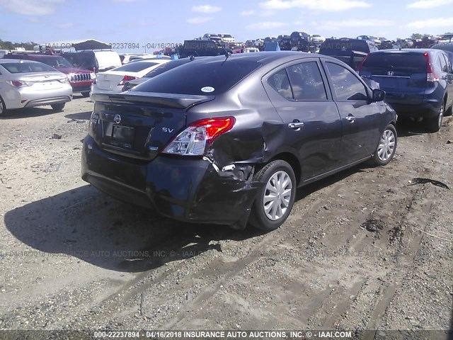 3N1CN7AP6FL807379 - 2015 NISSAN VERSA S/S PLUS/SV/SL GRAY photo 4