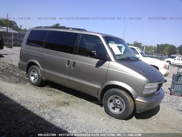 1GKDM19W71B517373 - 2001 GMC SAFARI XT GRAY photo 1