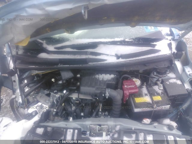 ML32F3FJ1HHF19344 - 2017 MITSUBISHI MIRAGE G4 ES ლურჯი ფოტო 10