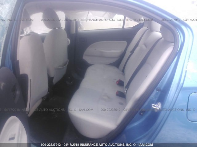 ML32F3FJ1HHF19344 - 2017 MITSUBISHI MIRAGE G4 ES ლურჯი ფოტო 8