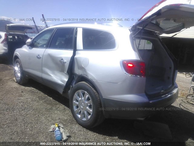 5GAKRCED8CJ279791 - 2012 BUICK ENCLAVE SILVER photo 3