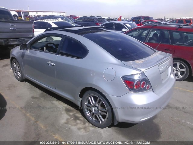 JTKDE167660089720 - 2006 TOYOTA SCION TC SILVER photo 3