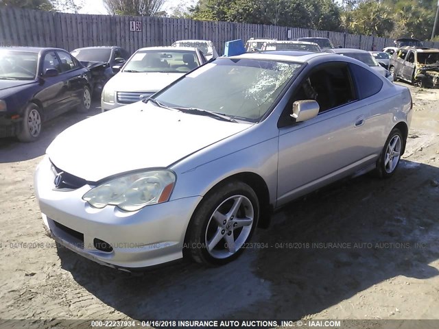 JH4DC54854S011638 - 2004 ACURA RSX SILVER photo 2