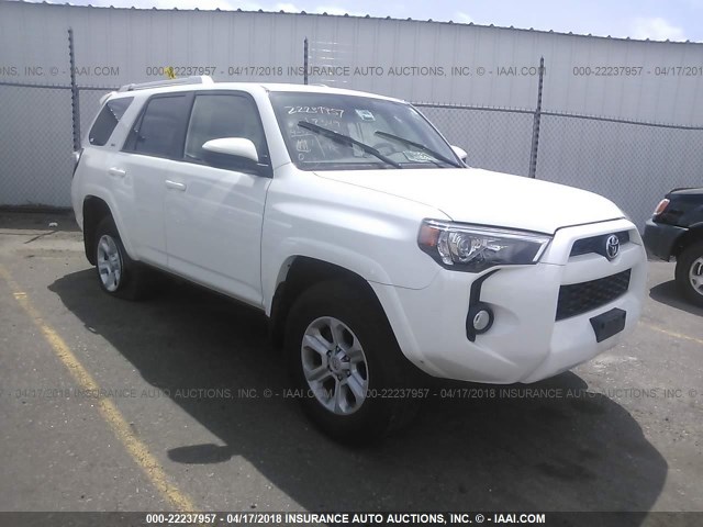 JTEBU5JR2J5483420 - 2018 TOYOTA 4RUNNER SR5 PREM/LTDL/TRAIL/TRD 白色 照片 1