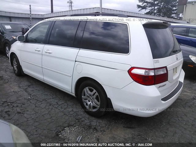 5FNRL38776B411603 - 2006 HONDA ODYSSEY EXL თეთრი ფოტო 3