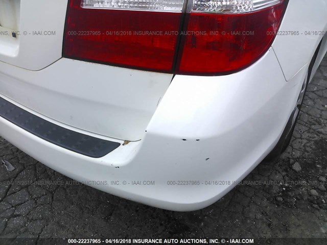 5FNRL38776B411603 - 2006 HONDA ODYSSEY EXL თეთრი ფოტო 6