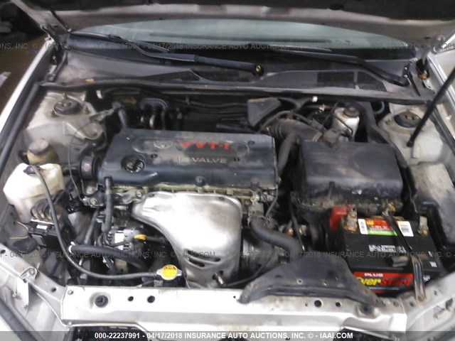 4T1BE30K74U287201 - 2004 TOYOTA CAMRY LE/XLE/SE 银色 照片 10