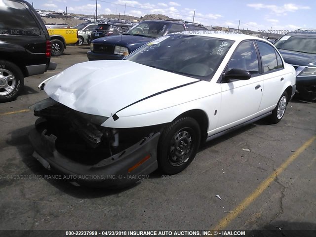 1G8ZH5289XZ319509 - 1999 SATURN SL1 WHITE photo 2