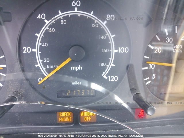 4JGAB72E2XA071071 - 1999 MERCEDES-BENZ ML 430 蓝色 照片 7