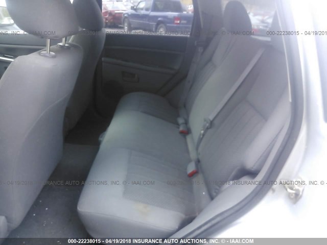 1J4GR48K16C142926 - 2006 JEEP GRAND CHEROKEE LAREDO/COLUMBIA/FREEDOM 银色 照片 8