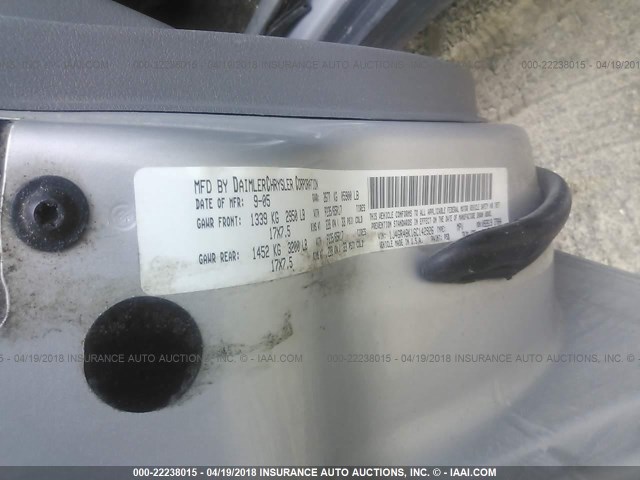 1J4GR48K16C142926 - 2006 JEEP GRAND CHEROKEE LAREDO/COLUMBIA/FREEDOM 银色 照片 9