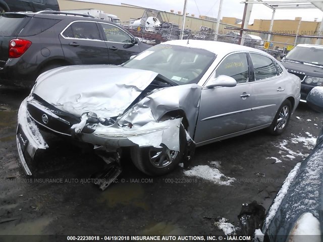 2G4WD532851278693 - 2005 BUICK LACROSSE CXL SILVER photo 2