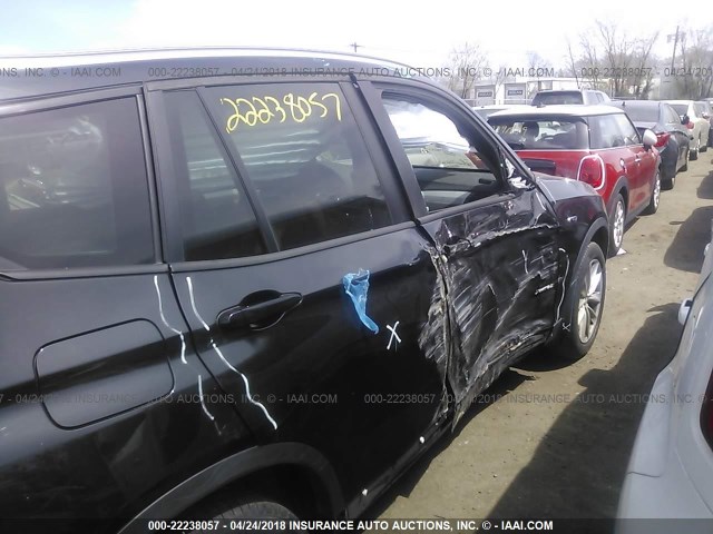 5UXWX9C57F0D57994 - 2015 BMW X3 XDRIVE28I BLACK photo 6