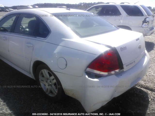 2G1WB5E32E1159904 - 2014 CHEVROLET IMPALA LIMITED LT WHITE photo 6