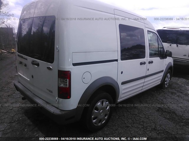 NM0LS6ANXDT140594 - 2013 FORD TRANSIT CONNECT XL WHITE photo 4