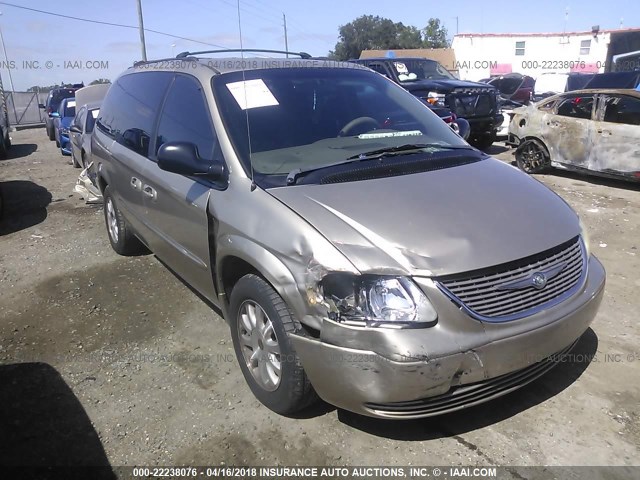 2C4GP74L33R171990 - 2003 CHRYSLER TOWN & COUNTRY EX GOLD photo 1