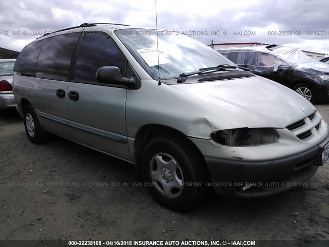 2B4GP2435YR545958 - 2000 DODGE GRAND CARAVAN  GRAY photo 1