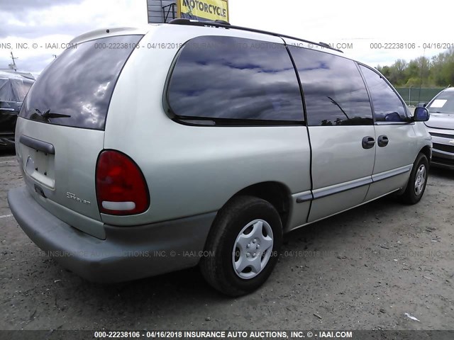 2B4GP2435YR545958 - 2000 DODGE GRAND CARAVAN  GRAY photo 4