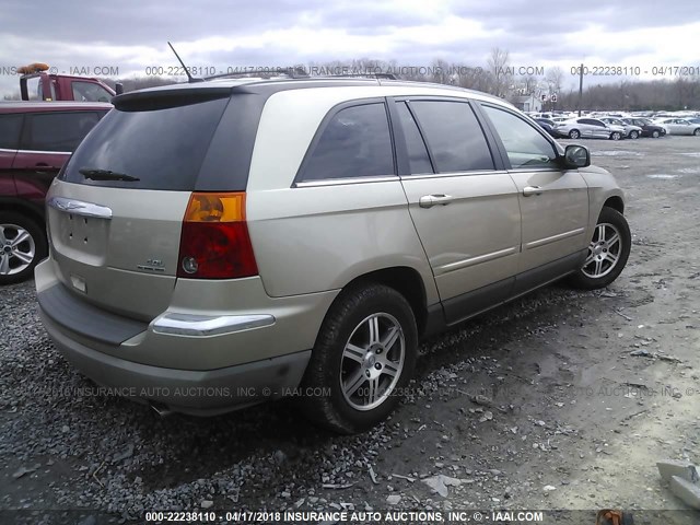 2A8GF68XX7R225357 - 2007 CHRYSLER PACIFICA TOURING GOLD photo 4