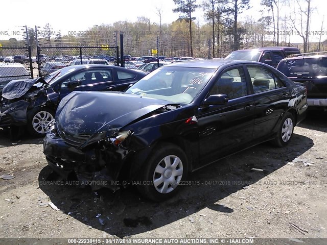 JTDBE32K840296871 - 2004 TOYOTA CAMRY LE/XLE BLACK photo 2