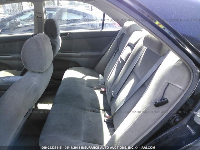 JTDBE32K840296871 - 2004 TOYOTA CAMRY LE/XLE Սև լուսանկար 8