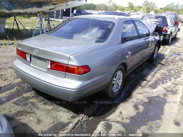 4T1BG22K01U025873 - 2001 TOYOTA CAMRY CE/LE/XLE 灰色 照片 4